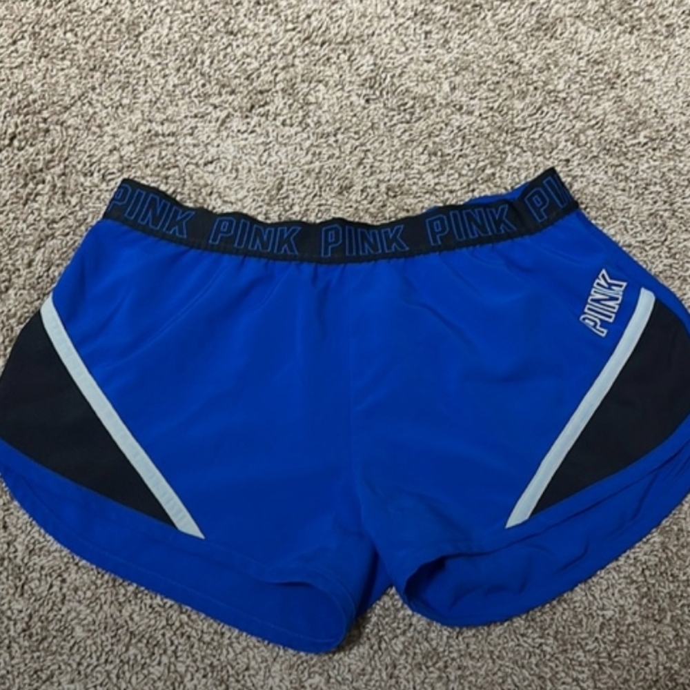 Pink Victoria Secret Athletic Royal Blue Shorts XS